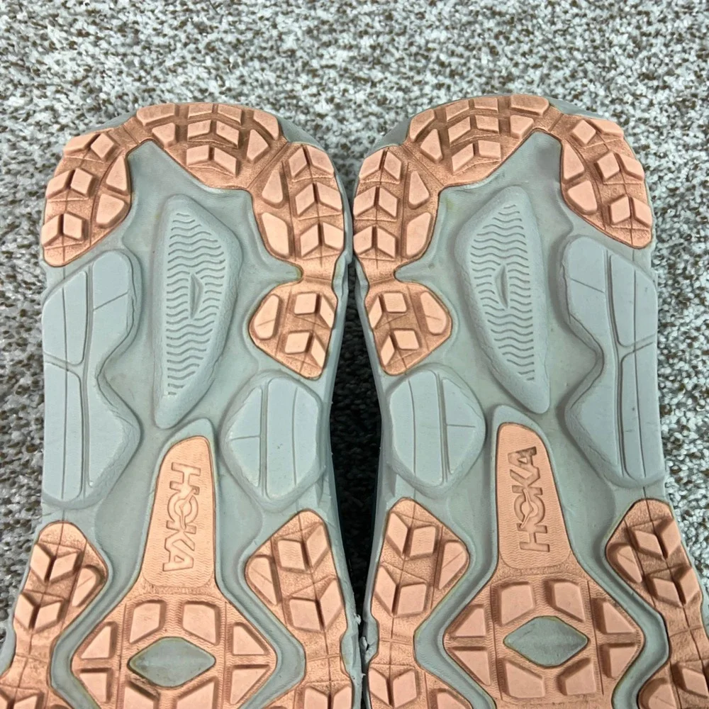 Hoka Shoes Womens 10 Wide Gray Trail Running Challenger ATR 7 Training Hiking
